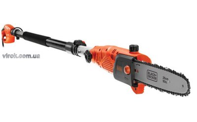 Ланцюгова пила на штанзі мережева Black+Decker 800 Вт 25 см PS7525-QS фото