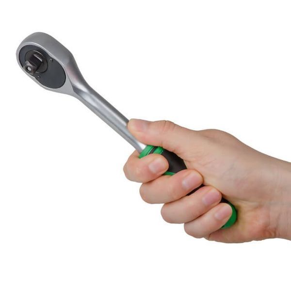 Рукоятка з храповим механізмом на 72 зубця&nbsp;3/8", Cr-V INTERTOOL HT-2125 HT-2125 фото