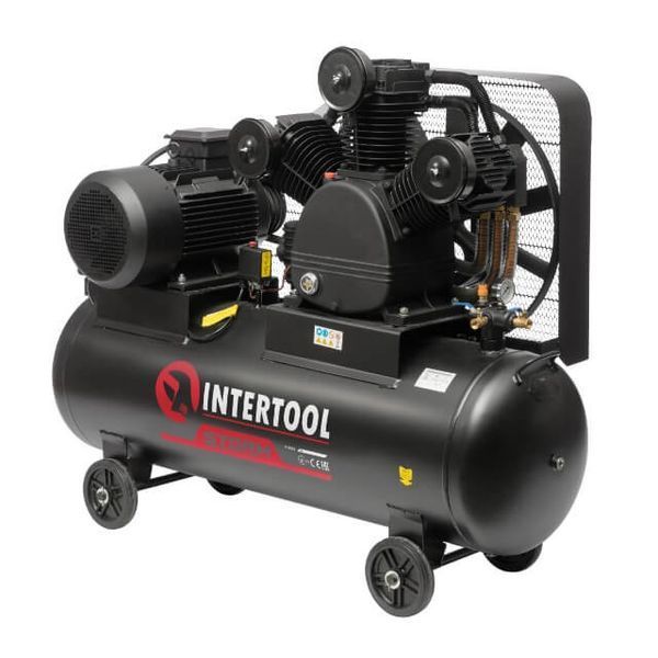 Компрессор 300 л, 15 кВт, 380 В, 10 атм, 2000 л/мин., 3 цилиндра INTERTOOL PT-0052 PT-0052 фото
