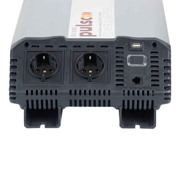 Преобраз. напряжения PULSO/ISU-3000/12V-220V/3000WLCD/USB-5VDC2.0A/син.волна/клеммы ISU-3000 фото