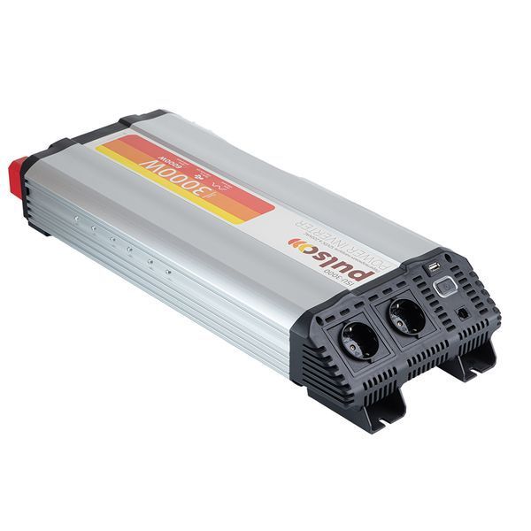 Преобраз. напряжения PULSO/ISU-3000/12V-220V/3000WLCD/USB-5VDC2.0A/син.волна/клеммы ISU-3000 фото