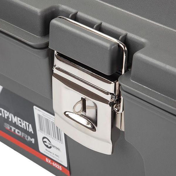 Ящик для инструмента с металлическими замками 25,5" 650*275*265 мм INTERTOOL BX-6025 BX-6025 фото