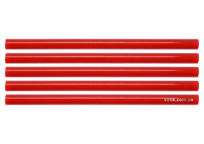 Стержні клейові червоні YATO 11.2 x 200 мм 5 шт YT-82434 фото