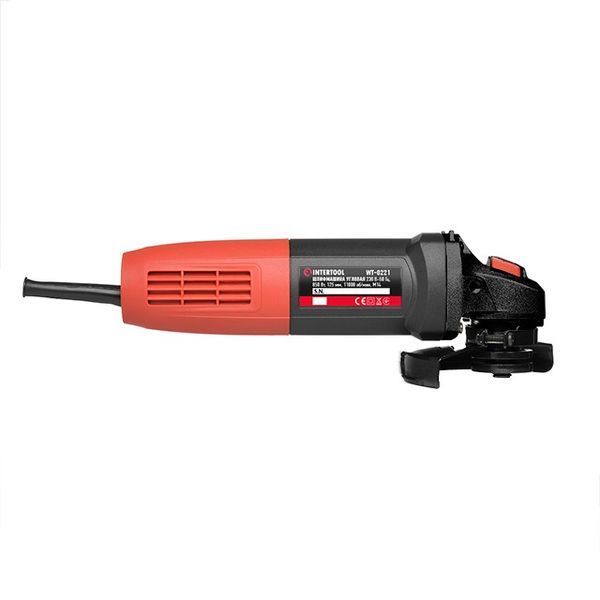 Шліфмашина кутова 850 Вт, діаметр круга 125 мм, 11 000 об/хв INTERTOOL WT-0221 WT-0221 фото