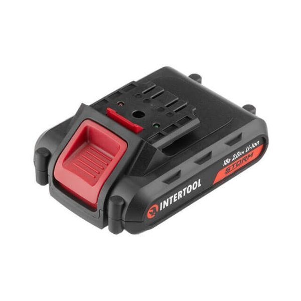 Дриль-шурупокрут&nbsp;акумуляторний Li-Ion 18 В, 25 Nm, 0-400/0-1500 об/хв., 2*2.0 Аг INTERTOOL WT-0314 WT-0314 фото