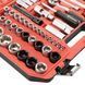 Набор инструментов 1/2" & 1/4" 111ед, IMPACT Cr-V головки 15,17,19,21,22 + удлинитель 125мм INTERTOOL ET-9110 ET-9110 фото 12