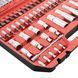 Набор инструментов 1/2" & 1/4" 111ед, IMPACT Cr-V головки 15,17,19,21,22 + удлинитель 125мм INTERTOOL ET-9110 ET-9110 фото 14