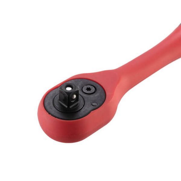 Рукоятка із храповим механізмом на 72 зуба 1/4" CrV (професіональна) INTERTOOL HT-2111 HT-2111 фото