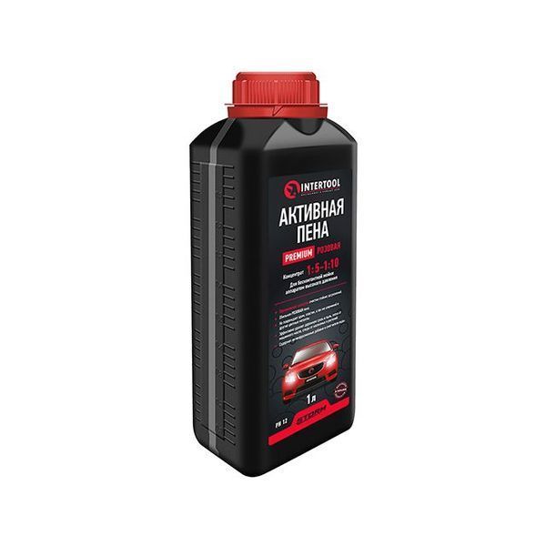 Пена активная PREMIUM 1 л, концентрат 1:5-1:10, для бесконтактной мойки аппаратом высокого давления, STORM INTERTOOL FS-9091 FS-9091 фото