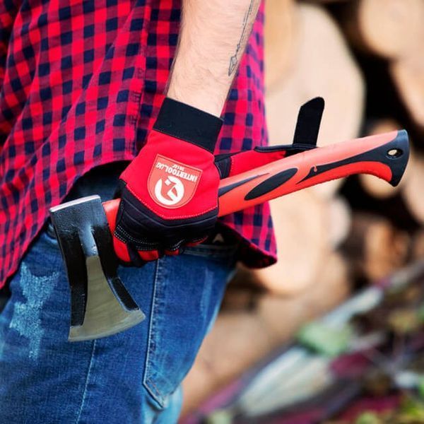 Колун кований 1000 г, ручка з фібергласу INTERTOOL HT-0274 HT-0274 фото