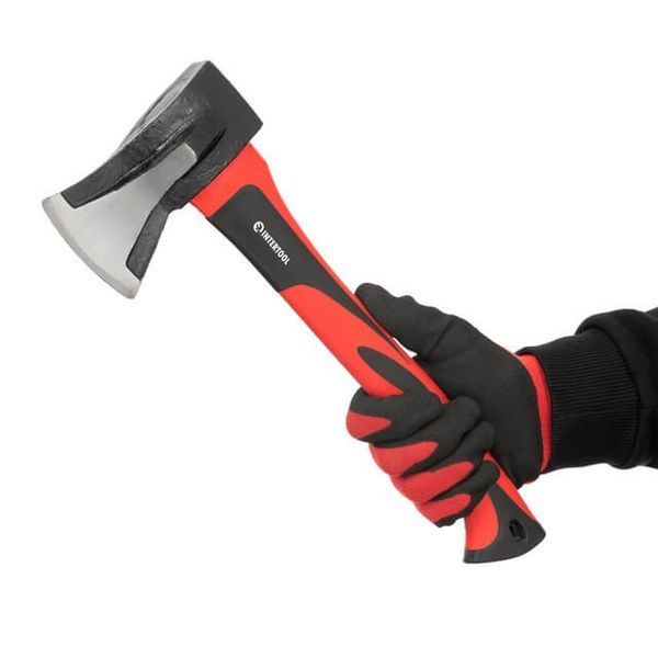 Колун кований 1000 г, ручка з фібергласу INTERTOOL HT-0274 HT-0274 фото