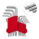 Набор ключей Г-образных TORX 9шт, Т10-Т50, CrV, Small INTERTOOL HT-0607 HT-0607 фото 1