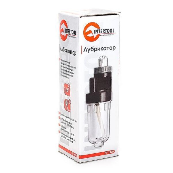 Лубрикатор (устройство подачи масла) 1/4" INTERTOOL PT-1420 PT-1420 фото