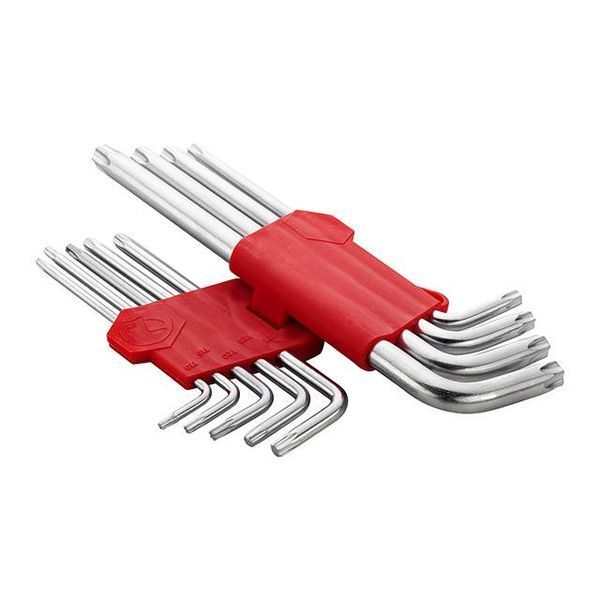 Набор ключей Г-образных TORX 9 шт, Т10-Т50, Cr-V, BIG INTERTOOL HT-0608 HT-0608 фото