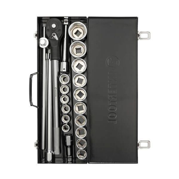 Набор инструментов STORM, 3/4", Cr-V, 21 ед., головки: 19-50 мм INTERTOOL ET-8321 ET-8321 фото