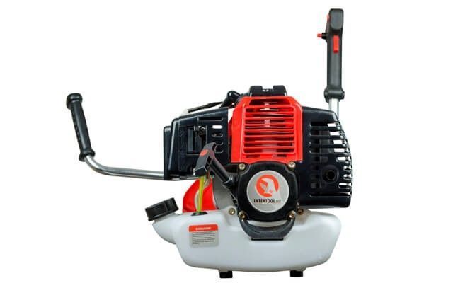 Мотокоса 1,85 кВт, 43 см&sup3;, котушка, 3-лопатевий ніж, двоплечовий пасок INTERTOOL DT-2232 DT-2232 фото