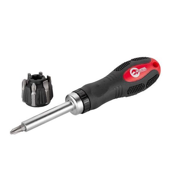 Отвертка реверсивная с комплектом насадок 7ед. INTERTOOL HT-0408 HT-0408 фото