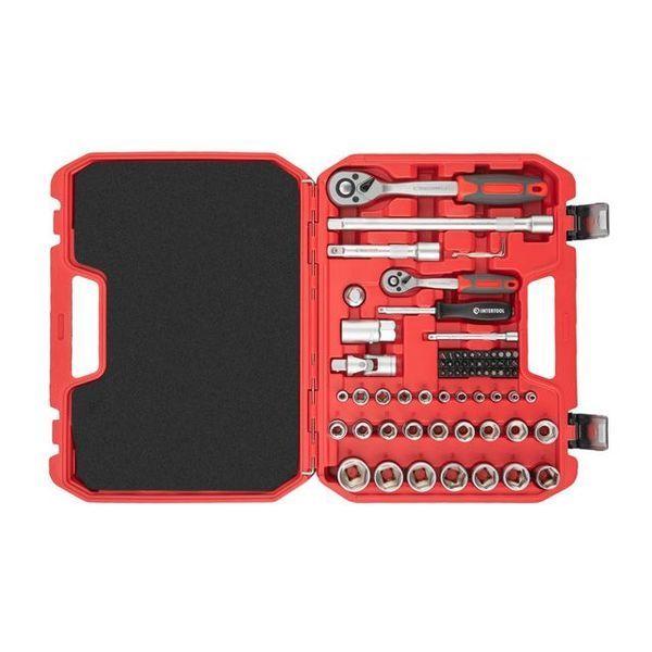 Набор инструментов 1/2" & 1/4" 72ед (ET-6072SP) INTERTOOL ET-9072 ET-9072 фото
