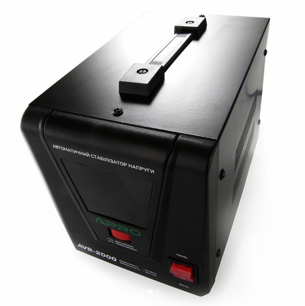 Стабілізатор напруги релейний AVR-2000, 1600Вт APRO 852020 фото