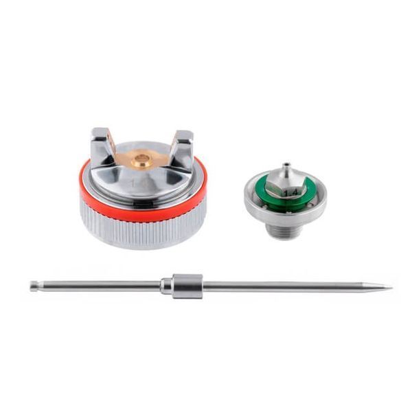 Комплект форсунки 1.4мм для краскопультов HVLP II PT-0100, РТ-0105, РТ-0105D (дюза, воздушная головка, игла) INTERTOOL PT-2114 PT-2114 фото