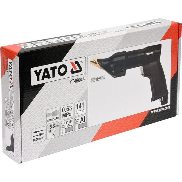 Ножницы пневматические угловые по металлу 141 л/хв YATO YT-09944 YT-09944 фото