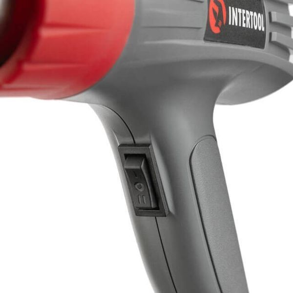 Фен технический&nbsp;2000 Вт, 2 режима, 400-600 &deg;С, 300-500 л/мин INTERTOOL DT-2416 DT-2416 фото