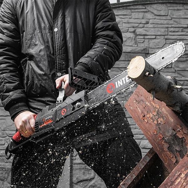 Пила цепная електрическая, 2,4 кВт, шина 40 см, 13 м/с, прямой двигатель, плавный старт, STORM INTERTOOL WT-2204 WT-2204 фото