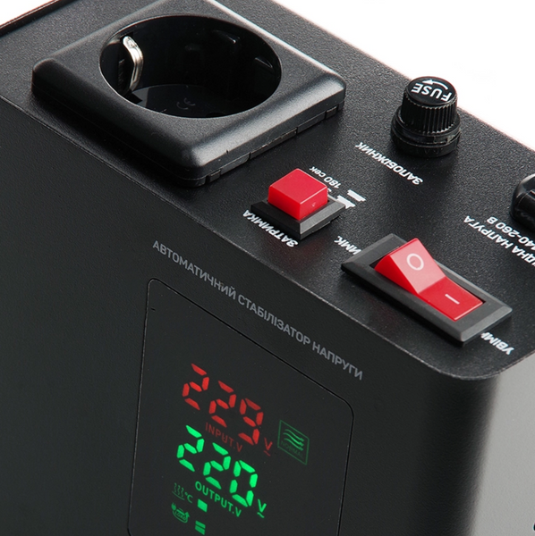 Стабілізатор напруги релейний AVR-500V, 400Вт APRO 852004 фото