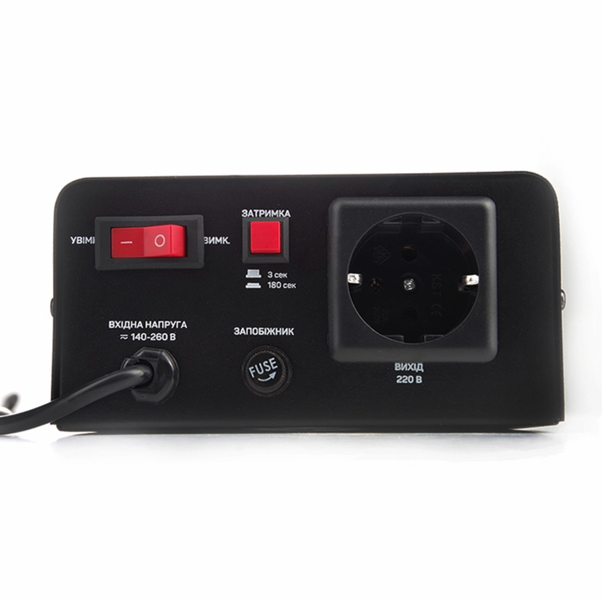 Стабілізатор напруги релейний AVR-500V, 400Вт APRO 852004 фото