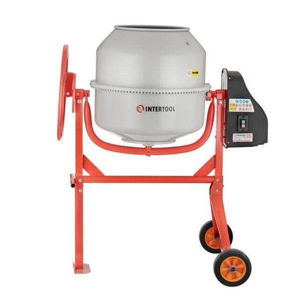 Бетонозмішувач 850 Вт, 180 л, 24-29 об/хв. INTERTOOL DT-9180 DT-9180 фото