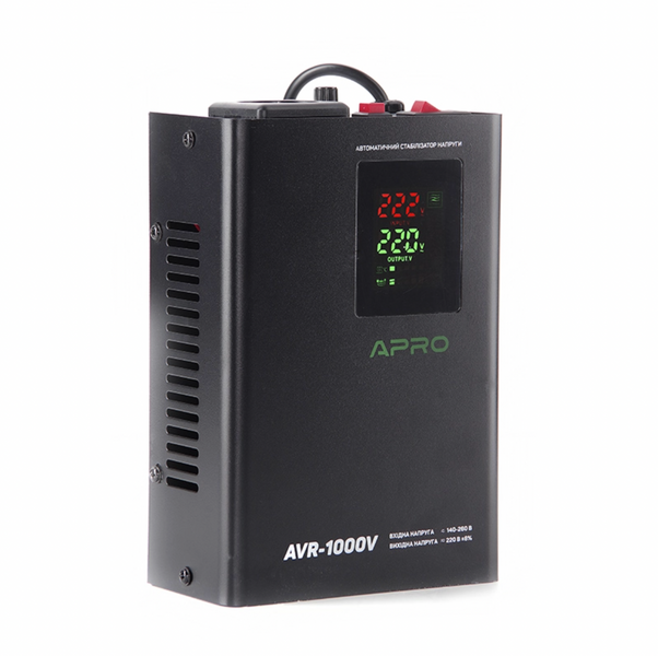 Стабилизатор напряжения релейный AVR-1000V (подвесной) APRO 852009 фото