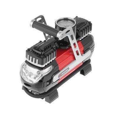 Компрессор автомобильный 12 В, два цилиндра 30 мм INTERTOOL AC-0003 AC-0003 фото