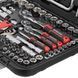 Набір інструментів 1/2" & 3/8" & 1/4", 126 од., Cr-V STORM INTERTOOL ET-8126 ET-8126 фото 8