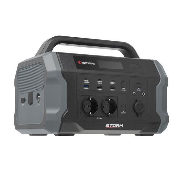 Станція зарядна портативна 1,2 кВт, 1120 Втг, LiFePO4 INTERTOOL WT-7002 WT-7002 фото