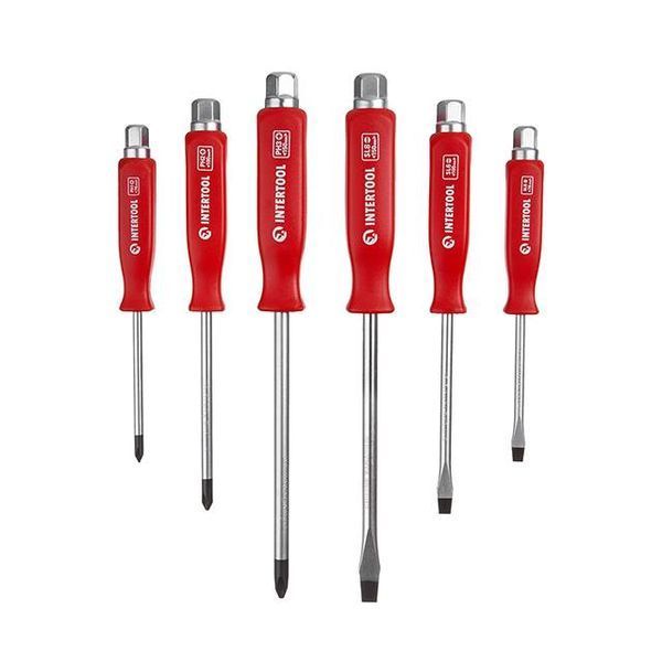 Набор ударных отверток 6 ед. INTERTOOL HT-0403 HT-0403 фото