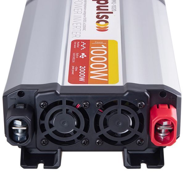 Преобраз. напряжения PULSO/IMU-1020/12V-220V/1000W/USB-5VDC2.0A/мод.волна/клеммы IMU-1020 фото