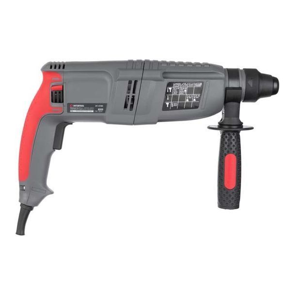 Перфоратор 850 Вт, 3.2 Дж, 0-900 об/хв, 0-4400 уд/хв, 3 режими, SDS plus INTERTOOL DT-0180 DT-0180 фото