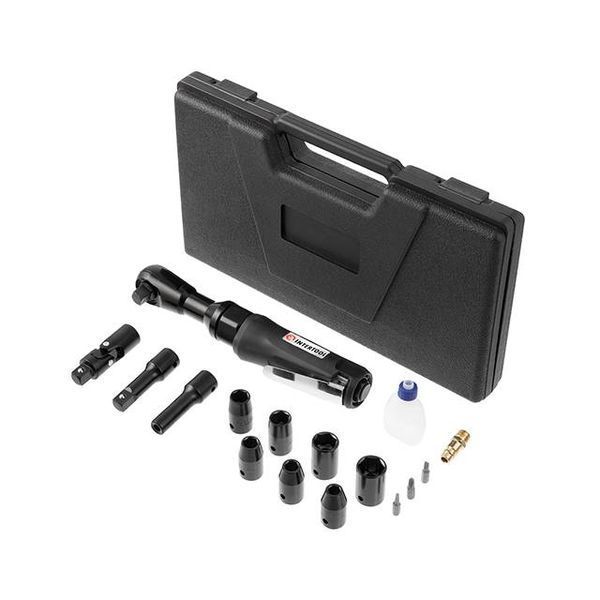 Гайковерт кутовий у кейсі + набір головок 1/2" INTERTOOL PT-1110 PT-1110 фото