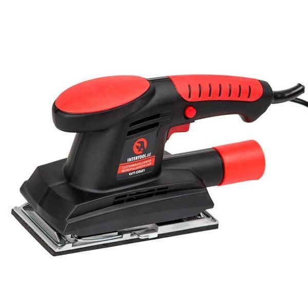 Шлифмашина вибрационная 200 Вт, 11000 цв/мин, платформа 187*90 мм INTERTOOL WT-0521 WT-0521 фото