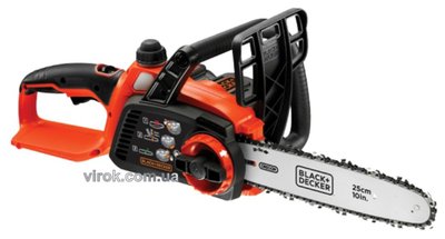 Ланцюгова пила акумуляторна Black+Decker Li-Ion 18 В 2 Агод шина 25 см GKC1825L20-QW фото