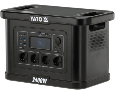Портативная электростанция 2400Вт, 2232Вт*ч, 230В, AC, DC, USB-A, USB-C YATO YT-83095 YT-83095 фото