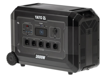 Портативная электростанция 3600Вт, 3072Вт*ч, 230В, AC, DC, USB-A, USB-C YATO YT-83096 YT-83096 фото