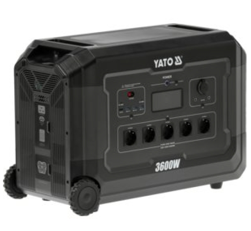 Портативная электростанция 3600Вт, 3072Вт*ч, 230В, AC, DC, USB-A, USB-C YATO YT-83096 YT-83096 фото
