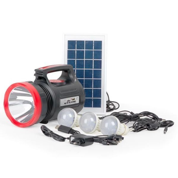 Фонарь аккумуляторный 1 LED 5 W + 22 SMD INTERTOOL LB-0104 LB-0104 фото