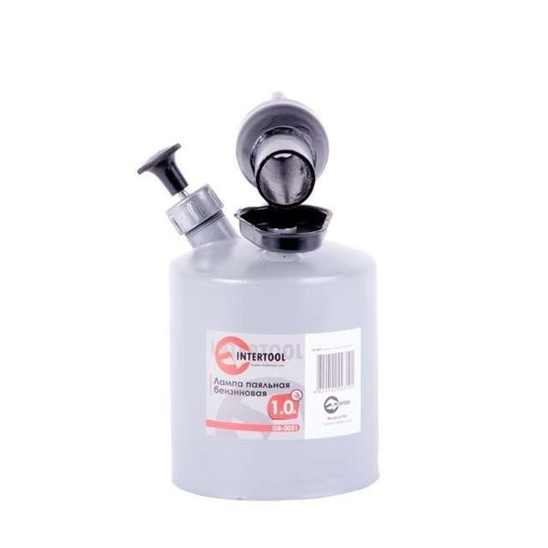 Лампа паяльная бензиновая 1.0 л INTERTOOL GB-0031 GB-0031 фото
