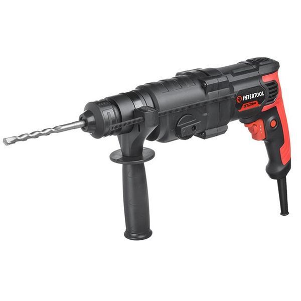 Перфоратор 1000 Вт, 3.5 Дж, 0-1100 об/хв, 0-4700 уд/хв, 3 режими, SDS plus INTERTOOL WT-0156 WT-0156 фото