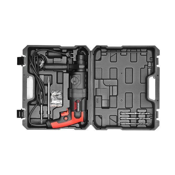 Перфоратор 1000 Вт, 3.5 Дж, 0-1100 об/хв, 0-4700 уд/хв, 3 режими, SDS plus INTERTOOL WT-0156 WT-0156 фото