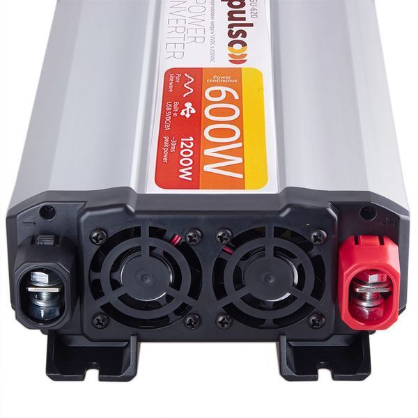 Преобраз. напряжения PULSO/ISU- 620/12V-220V/600W/USB-5VDC2.0A/син.волна/клеммы ISU-620 фото