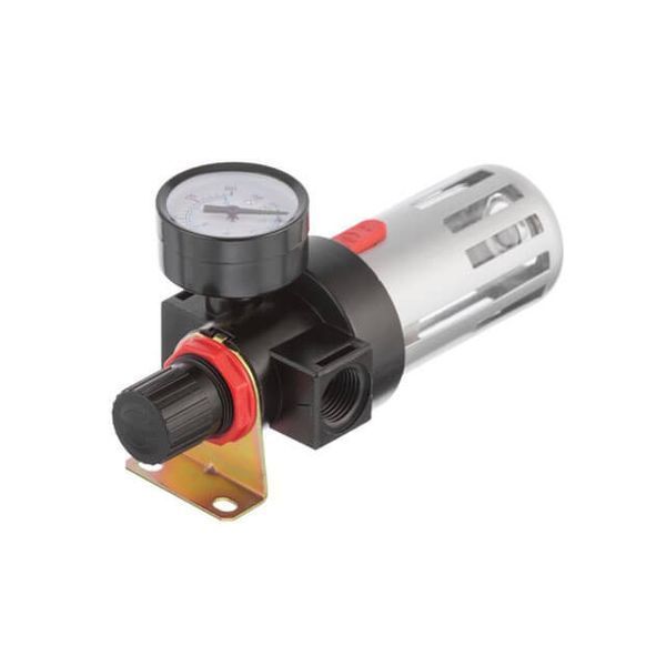Фільтр для очищення повітря + редуктор у металі 1/2" INTERTOOL PT-1410 PT-1410 фото