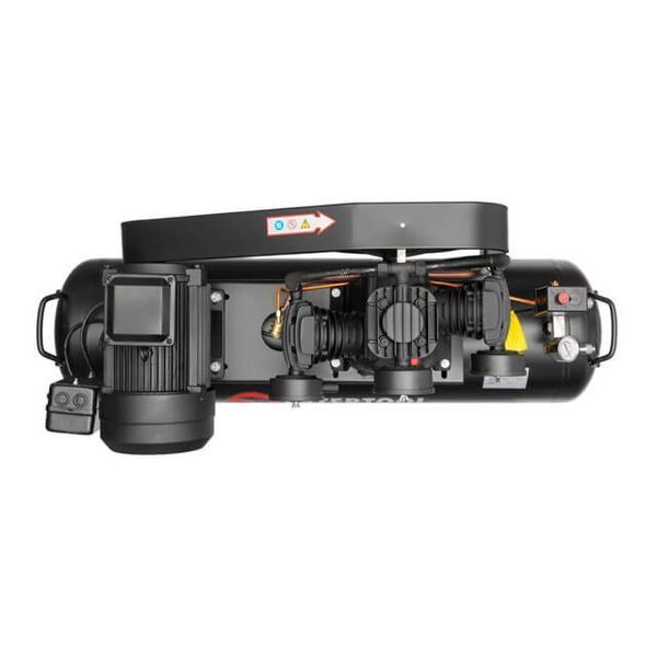 Компресор 100 л,&nbsp;4 кВт, 380 В, 10 aтм, 600 л/хв., 3 циліндри STORM INTERTOOL PT-0036 PT-0036 фото